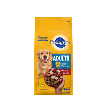 Ração Adulto Cão Pedigree Carne E Frango 2.7KG