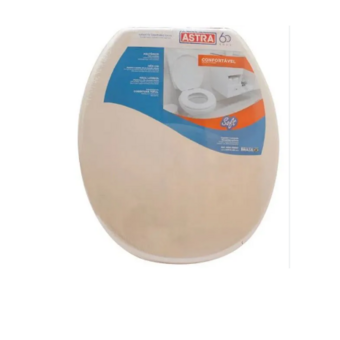 Assento Sanitário Astra Soft Bege  