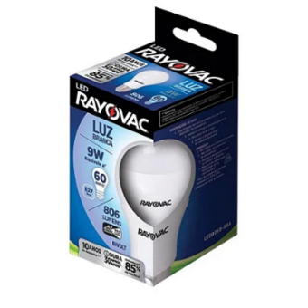 Lâmpada Led Rayovac Branco 9W 127V 