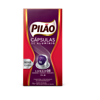Café Pilão Em Capsulas Lungo 8 52G 10UN  
