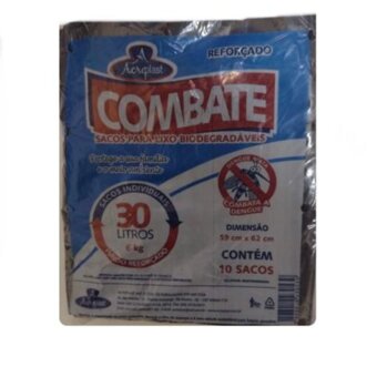 Saco Para Lixo Combate 0.2 30L