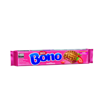 Biscoito Recheado Bono Morango 90g 