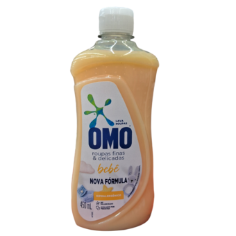 Lava Roupa Liquido Omo Finas/Delicadas Baby 450ml