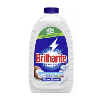 Lava Roupa Liquido Brilhante Delicadeza Total 3l