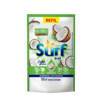 Lava Roupa Liquido Surf Cuidado do Coco 900ml 