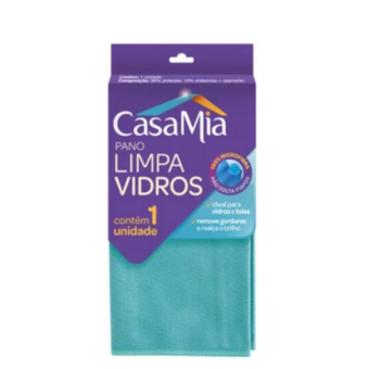 Pano Casa Mia Limpa Vidro