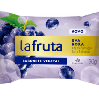 Sabonete La Fruta Uva Roxa 150g 