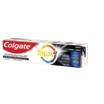 Creme Dental Colgate Total 12 Carvao Ativado 180g