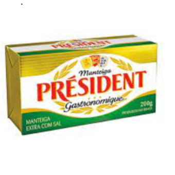 Manteiga President Tablete C/sal 200g