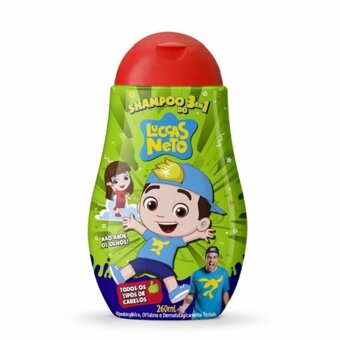 Shampoo Infantil Cia Da Natureza Luccas Neto 3X1 260Ml