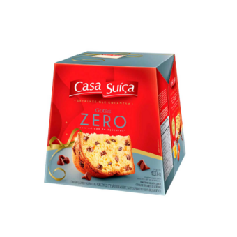 Panetone Casa Suica Zero Gotas Chocolate 400g 