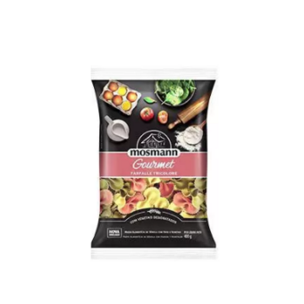 Massa Caseira Farfalle Mosmann Tricolore 400g