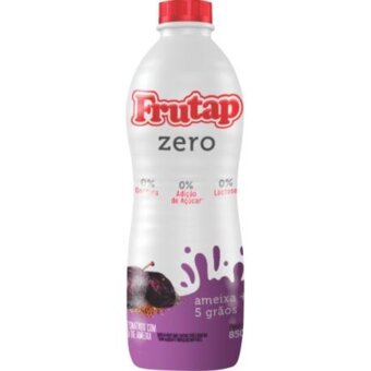 Iogurte Frutap Zero Lactose Garrafa Ameixa 5 Graos 850ml