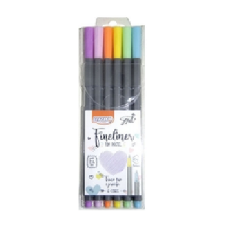 Caneta Hidrografica Brw Cores 6un