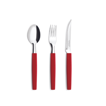 Jogo Talher Simonaggio 3un Belize Vermelho