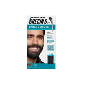 Gel Grecin 5 Barba/Bigode Preto