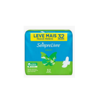 Absorvente Sempre Livre Suave Adapt C/abas 32un