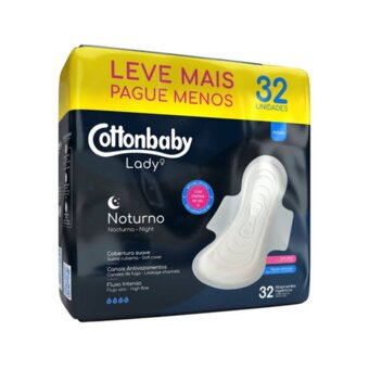 Absorvente Cottonbaby Lady Not C/abas 32un