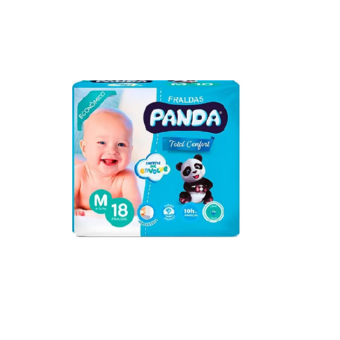 Fralda Descartavel Panda Jumbinho m 18un