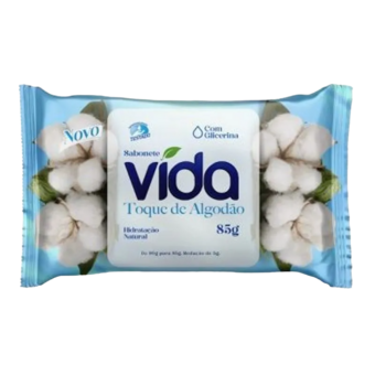 Sabonete Vida Toque Algodão 85g