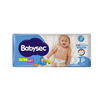 Fralda Descartavél Babysec Ultra Jumbo 28un p
