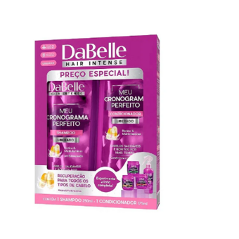 Shampoo+ Condicionador Dabelle Meu Cronograma Perfeito 425ml