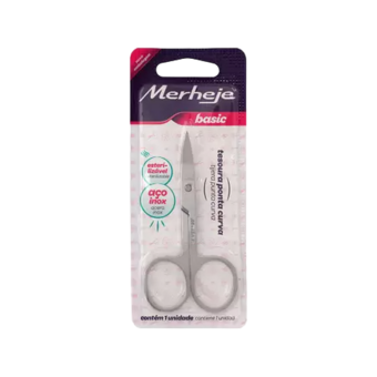 Tesoura Unha Merheje Curva 3.5 Basic