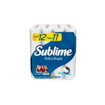 Papel Higienico Sublime Neutro Folha Dupla 30m L12p11