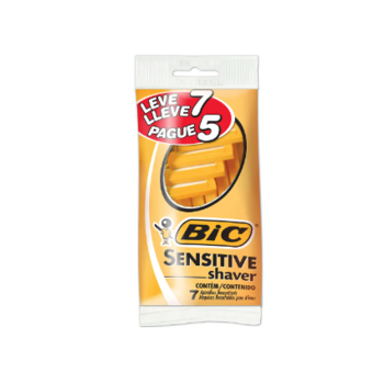 Aparelho Barbear Bic Sensitive Shaver 7un