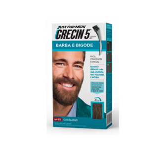 Gel Grecin 5 Barba/bigode Castanho
