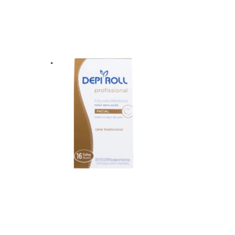 Folha Depilatoria Depi Roll 8 Pares Tradicional