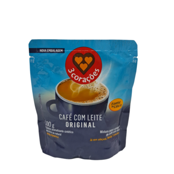 Café Com Leite 3 Corações Sach 100G