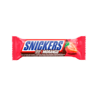 Chocolate Recheado Snickers Morango 42g