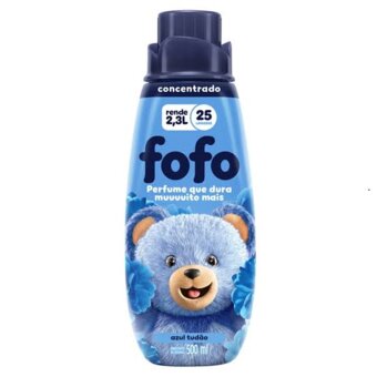 Amaciante Concentrado Fofo Azul Tudão 500ml