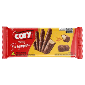Biscoito Cory Palitos Brigadeiro 68g 