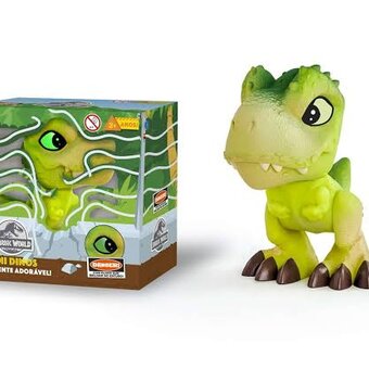 Brinquedo Pupee Jurassic World Baby Dino Azul/Cinza