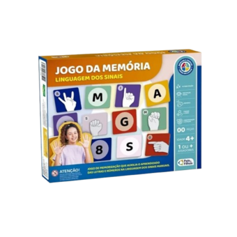 Brinquedo Pais&Filhos Jogo Memoria Linguagem dos Sinais