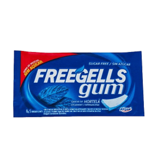 Chiclete Freegells Gum Hortela 8g