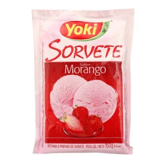 Pó Para Sorvete Yoki Morango 150G