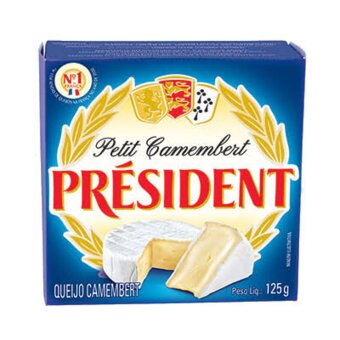 Queijo Petit Camemb President 125g