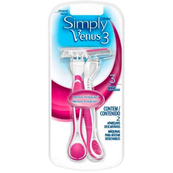 Aparelho Depilatório Venus 3 Simply Pink 2Und