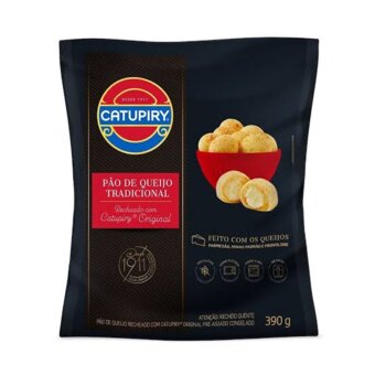 Pao Queijo Catupiry Congelado Recheado Catupiry 390g