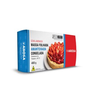 Massa Prep Folhada Arosa Amanteigada 400g