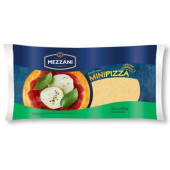 Massa Pizza Mezzani Mini 400g 