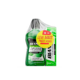 Enxaguante Bucal Bianco + Creme Dental 500ml