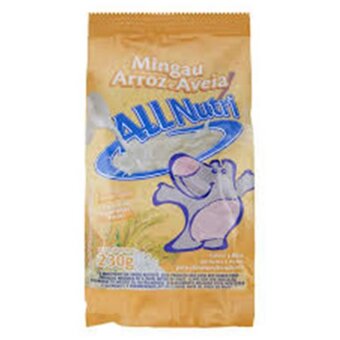 Mingau Allnutri Arroz E Aveia Embalagem 230G