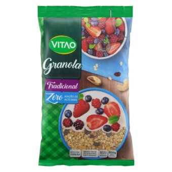 Granola Vitao Zero Açúcar Embalagem 800G