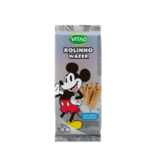 Rolinho Wafer Vitao Zero Baunilha 25g