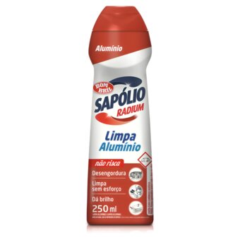 Saponaceo Cremoso Radium Limpa Aluminio 250ml
