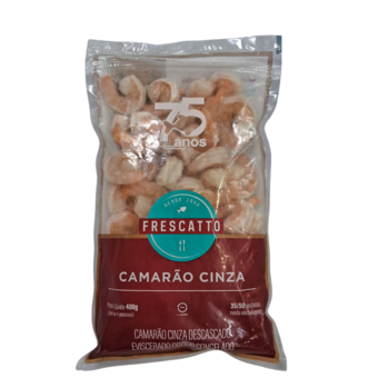 Camarao Cinza Frescatto 35/50 400g